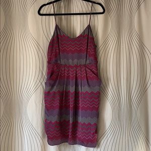 Women’s medium Purple strap dress with pockets